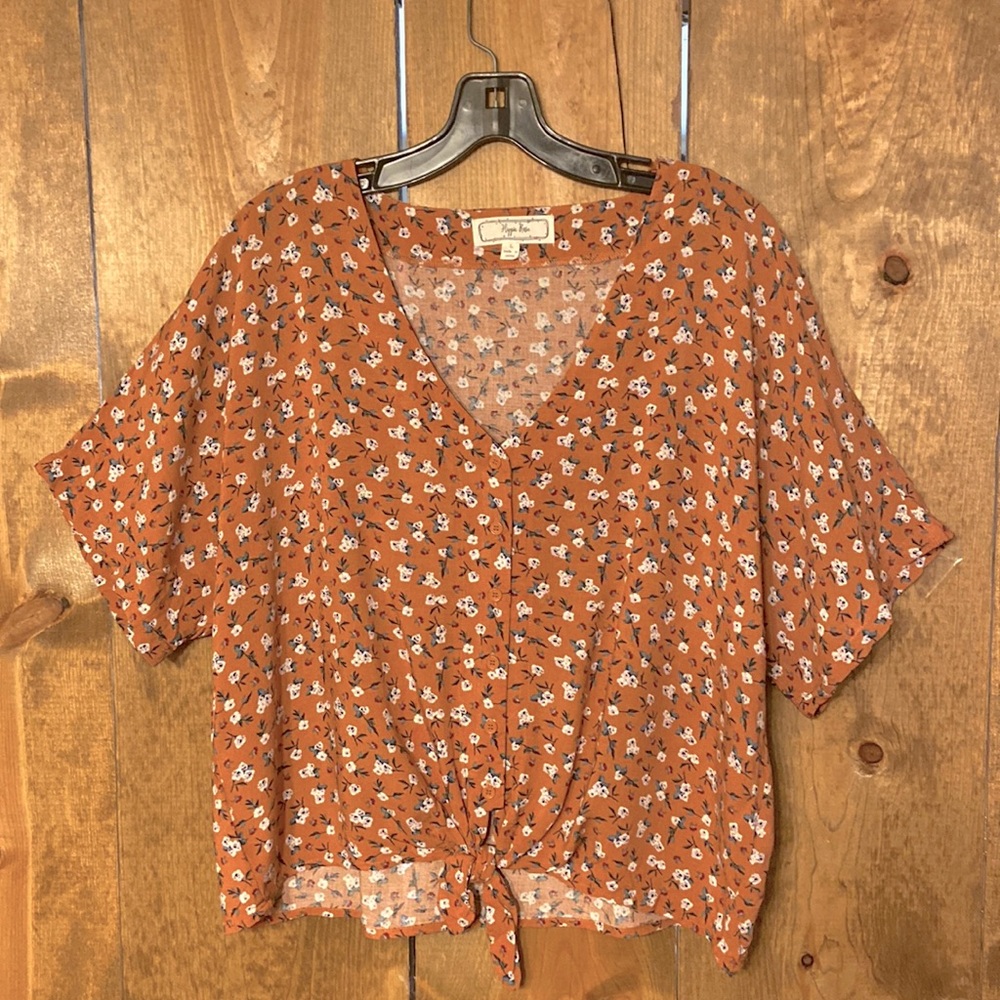 Hippie Rose Sz Large Crop Top